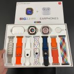 I20 Ultra Smart Watch With Earbuds And 7 Straps